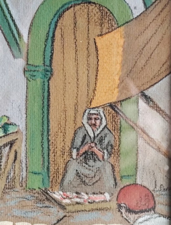 Image 1 of Orientalistisch schilderij, ca. 1930