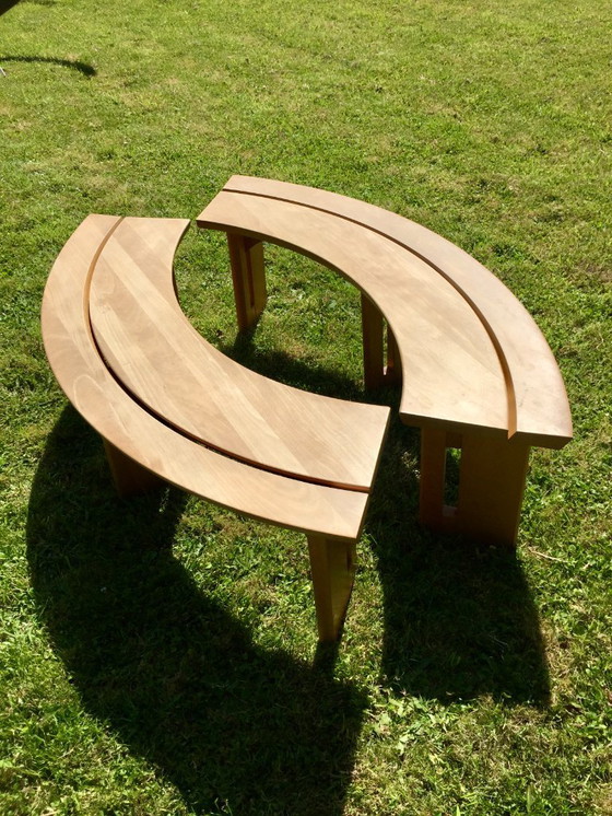 Image 1 of PIERRE CHAPO / PAIRE DE BANCS VINTAGE