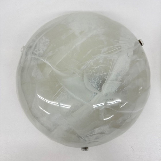 Image 1 of Paire d'encastrés hillebrand en verre de Murano, 1970