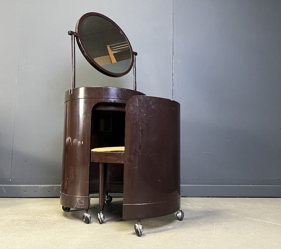 Image 1 of Tocador con ruedas y silla Silvi de Studio Kastilia, años 70, juego de 2