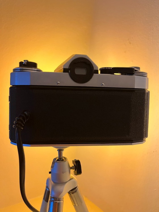 Image 1 of Lampe appareil photo Praktica vintage en métal