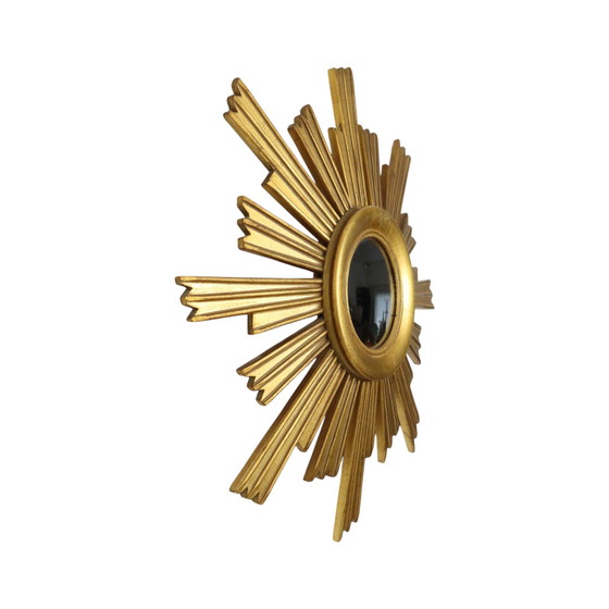 Image 1 of Wooden Sunburst Sunburst Mirror