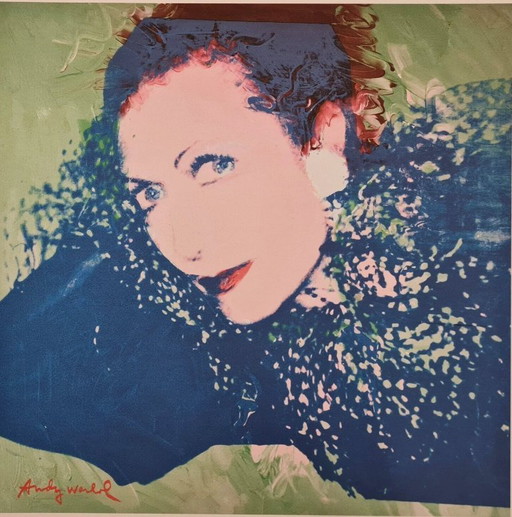 D'après Andy Warhol, Hélène Rochas, années 1980, lithographie