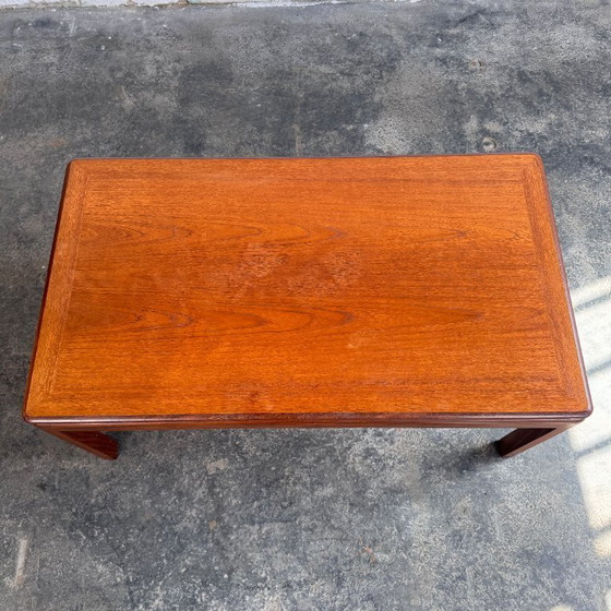 Image 1 of Solid Teak Mid-Century Coffee Table, 1960