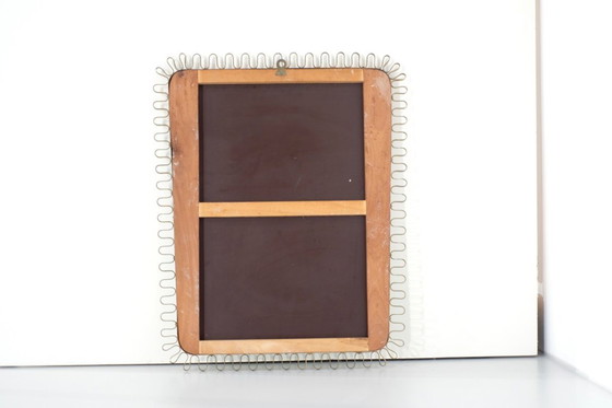 Image 1 of Wandspiegel aus Messing, Italien, 1950er Jahre