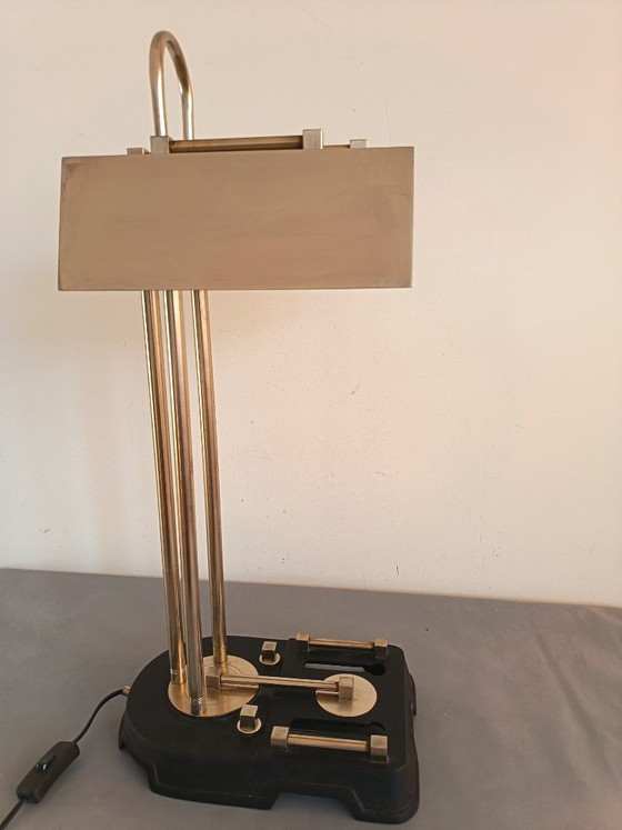 Image 1 of Lampe de table Bauhaus, prototype - Londres 1931. Design de Marcel Breuer ?