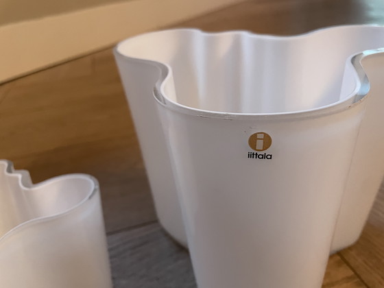 Image 1 of iittalia Alvar Aalto set of 2 vases