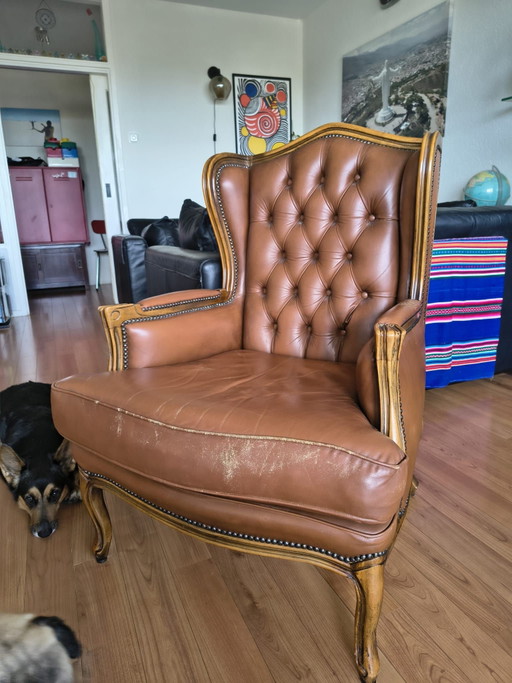 Sillón estilo Chesterfield