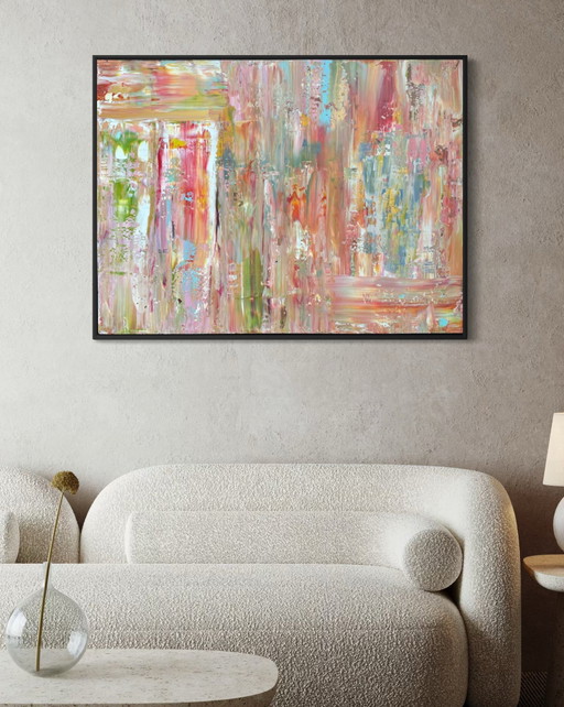 Artwork 120x90 incl. floating frame