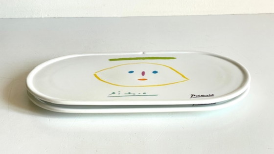 Image 1 of Serveerschaal/bord gesigneerd door Picasso