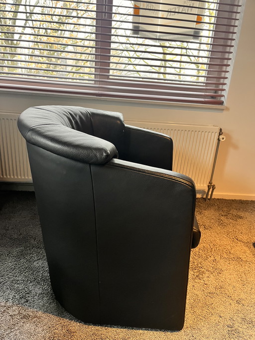 Poltrona Rolf Benz, nera