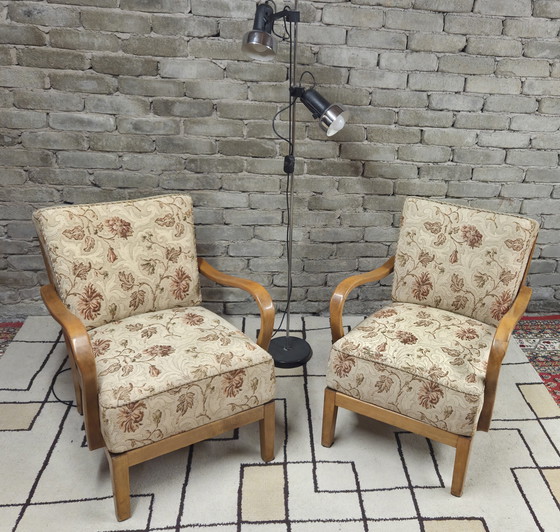 Image 1 of Paire de fauteuils vintage scandinaves années 60-70'