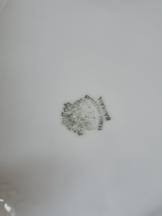 Image 1 of 1960s Gerold porcelain vase, Bavaria, Mid-Century, bisque, geometric