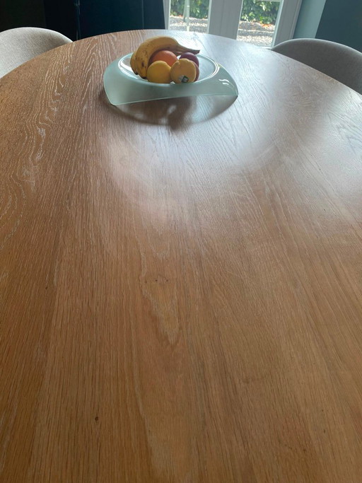 Mesa de comedor ovalada ARCO Balance de roble claro – eettafels, Wood