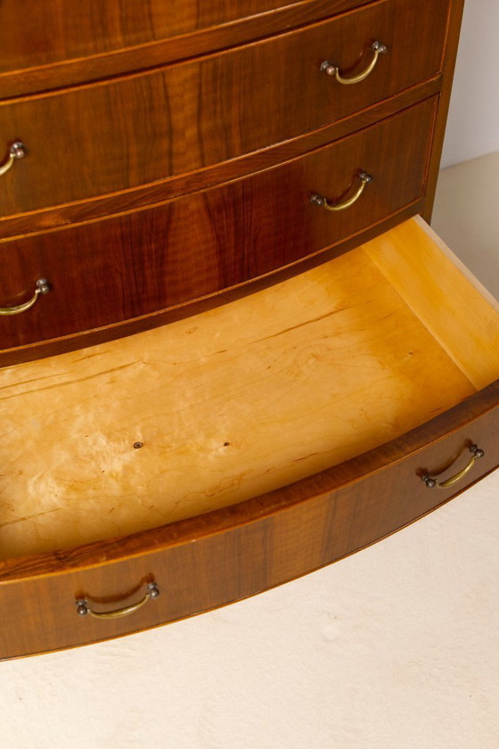 Image 1 of Grande commode en noyer d'Ole Wanscher, années 1940