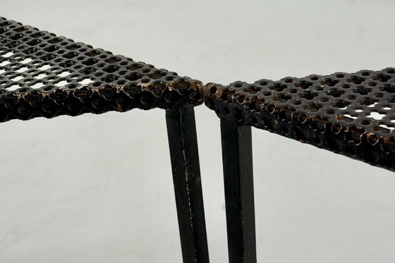 Image 1 of Tavolini angolari per divani di Mathieu Matégot - anni '50