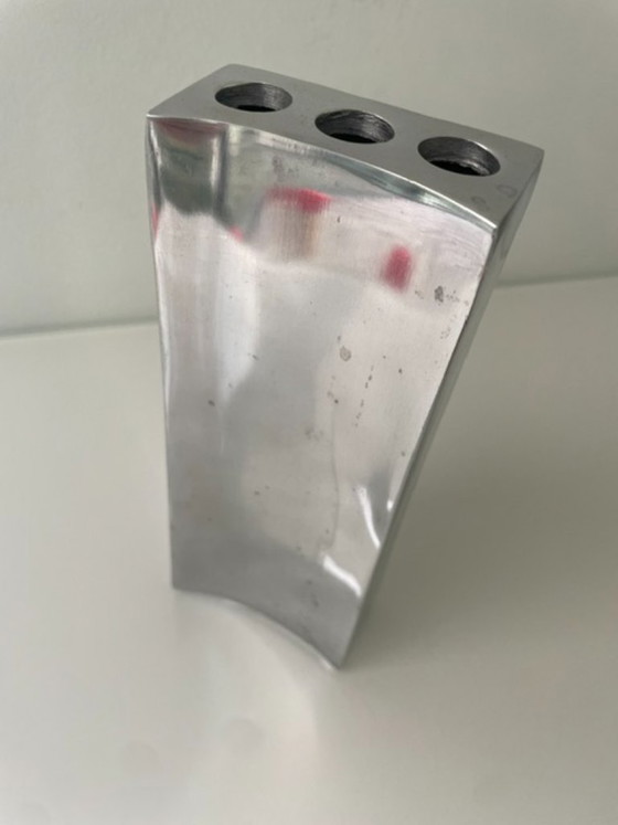 Image 1 of Modern stainless steel design vase with 3 openings