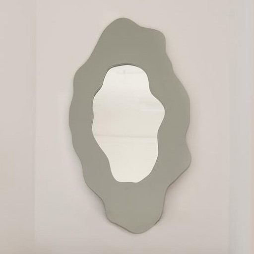 Le Pearl grey/green wall mirror