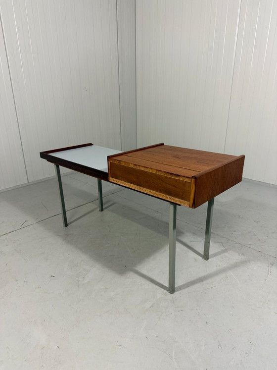 Image 1 of Banc téléphonique avec espace de rangement, années 1960