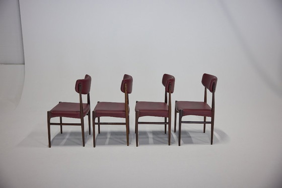 Image 1 of Set of 4 Vintage Dining Chairs by Topform