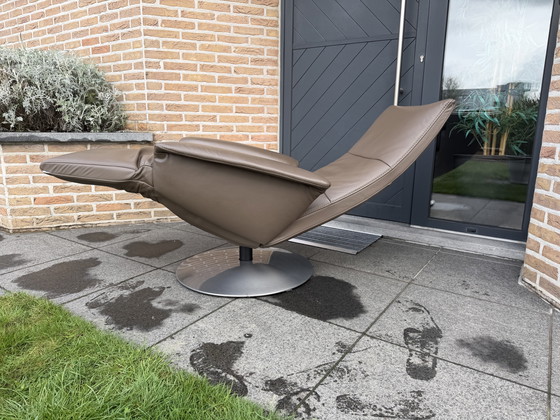 Image 1 of Jori Felini relax Medi Mono-move, Taupe leather incl. tear-shaped pillow