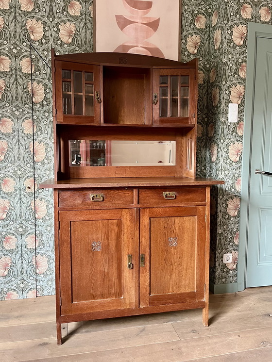 Image 1 of Buffetkast Jaren 20-30 / Amsterdamse School - Art Deco