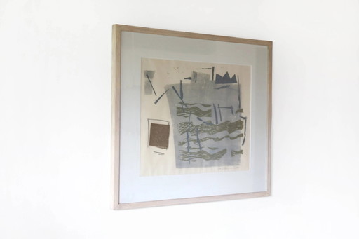 Screen print by Willemijn van Dorp – schilderijen tekeningen, Paper, Abstract (photo 2 of 2)