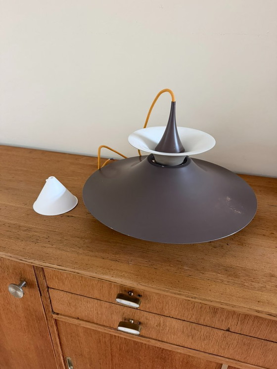 Lampada di design danese Vintage Fog & Morup Radius - Erik Balslev – Fog & Mørup, Lampade a sospensione (photo 8 of 13)