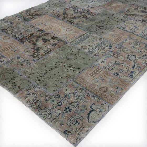 Image 1 of Persian rug patchwork carpet 240x170