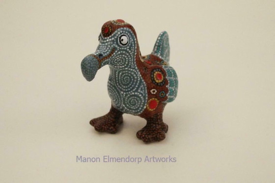 Image 1 of 100% Handgemaakt Beeldje Dodo / Vogel Kunst Nieuw