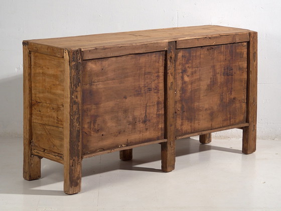 Aparador chino antiguo con cuatro puertas (c.1900) #12, Aparadores, Madera, Hierro, Marrón, Vintage (foto 59 de 59)