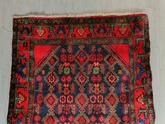 Image 1 of Alfombra persa Hamadán anudada a mano