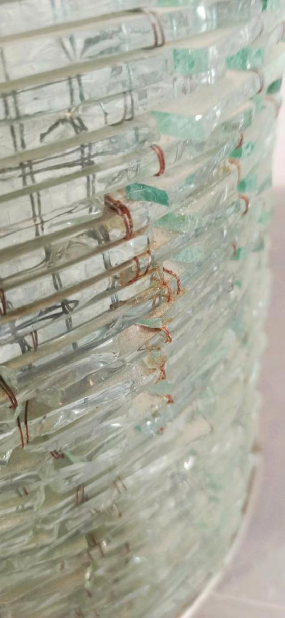 Image 1 of lampadaire vintage en verre