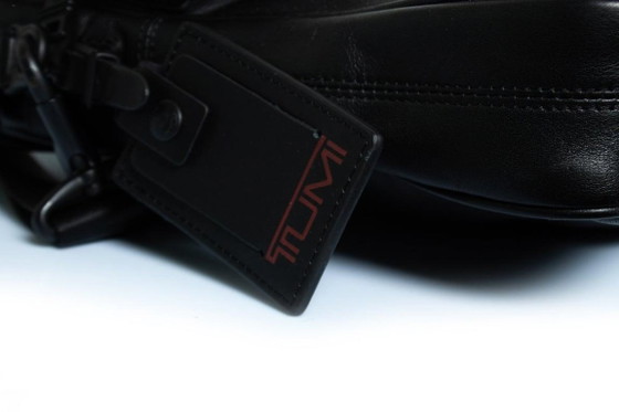Image 1 of Tumi, Alpha slim flap leather brief bag