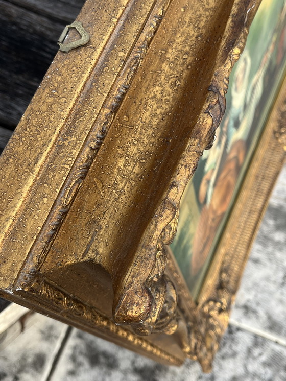 Image 1 of Antique oil painting on canvas