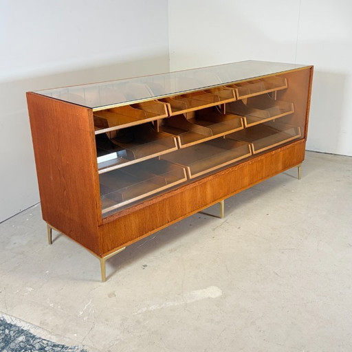 Bancone in rovere vintage – Haka Ladenmöbel
