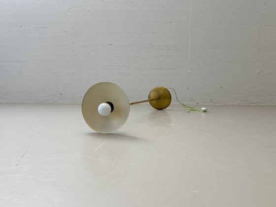 Image 1 of Floor lamp made of brass and metal, 1950s