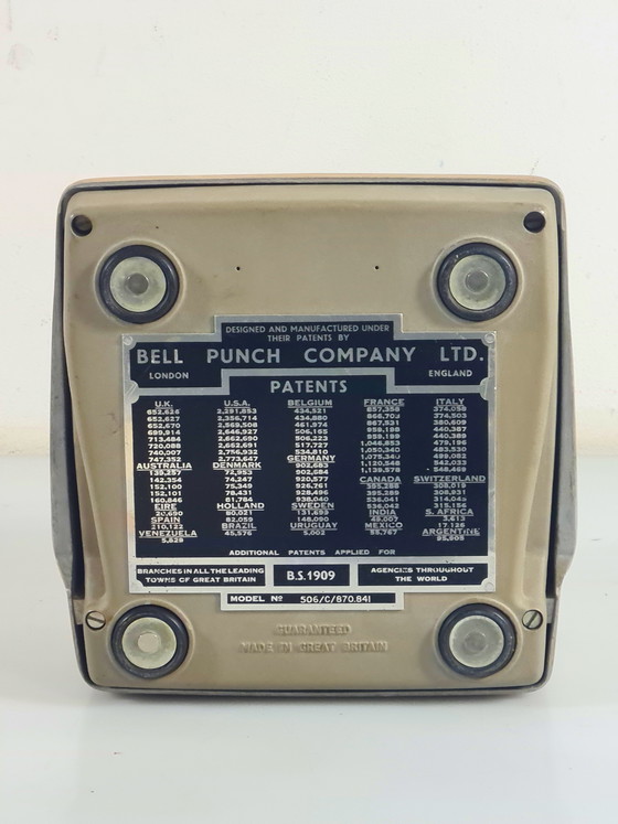 Image 1 of Sumlock Bell Punch Company "Plus" Calculator/Adding Machine - Model 506