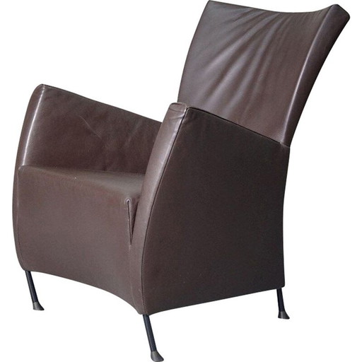 Poltrona Windy Easy in pelle vintage di Gijs Papavoine per Montis, 1990