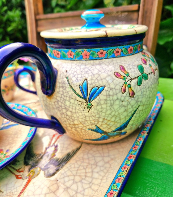 Antiek Longwy Serviesgoed – Ceramic (photo 10 of 15)