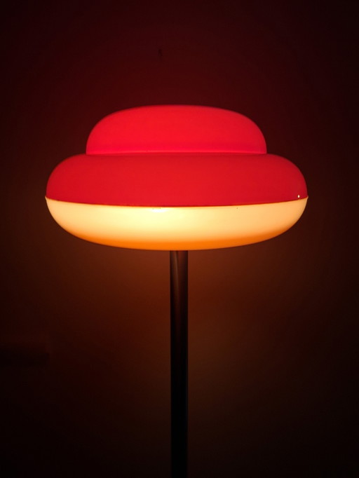 Zeldzame vintagr space age staande lamp