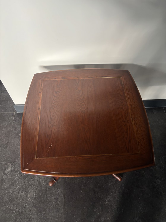 Designer Side Table (Schuitema) – Wood, Brass (photo 7 of 7)