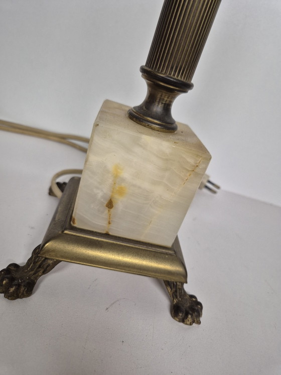 Vintage Onyx Lamp Base – Table lamps, Stone (photo 6 of 12)