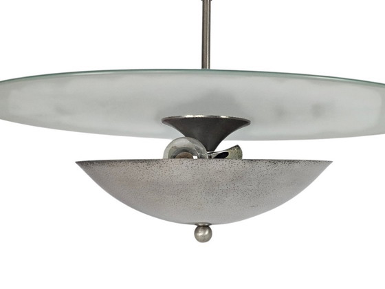 Image 1 of Gispen - Iluminación Giso - 'Media Luna' - Estilo Art Déco - Grabado - Años 90