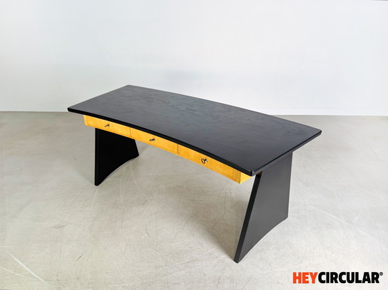 Image 1 of Scrivania direzionale Erich Stratmann in legno di olmo 1950