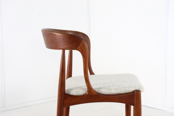 Image 1 of Set 10 Johannes Andersen voor Uldum mobelfabrik stoelen vintage 