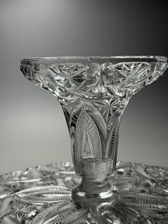 Image 1 of Val Saint Lambert - Alzata per torte - "LUCRÉCE" - 1913