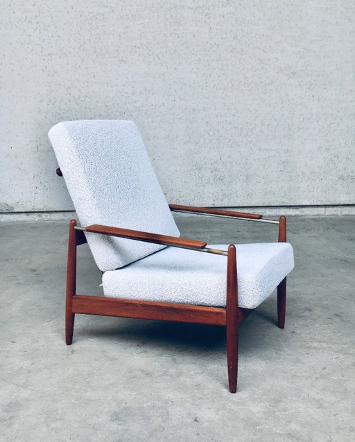 Poltrona Fauteuil in stile scandinavo moderno di metà secolo, Danimarca, anni '60