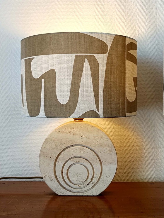 2x Travertine Lamps by Fratelli Mannelli – Table lamps (photo 5 of 14)