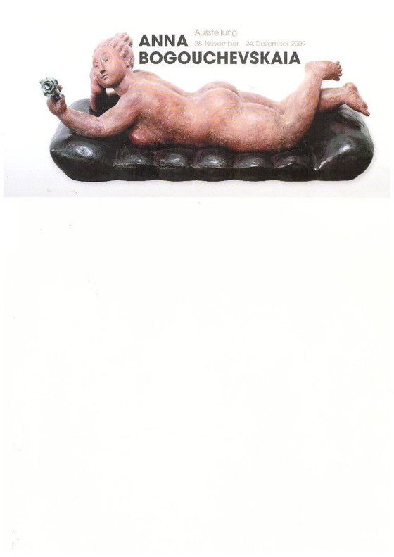 Image 1 of Anna Bogouchevskaia : Femme sur un matelas pneumatique, Bronze 2002
